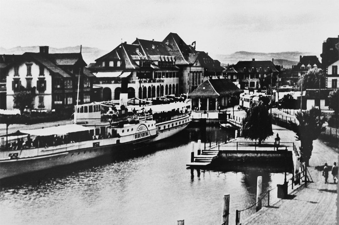 Streik, Sprengstoffexplosion ... als der Thuner Schiffshafen erbaut wurde