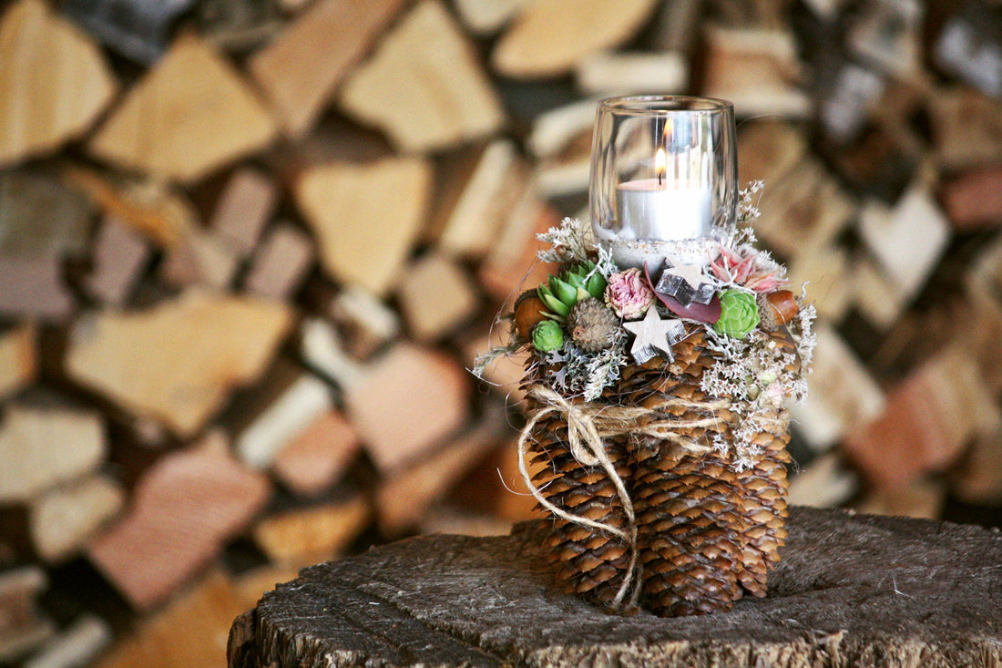 Ein Adventslicht entsteht