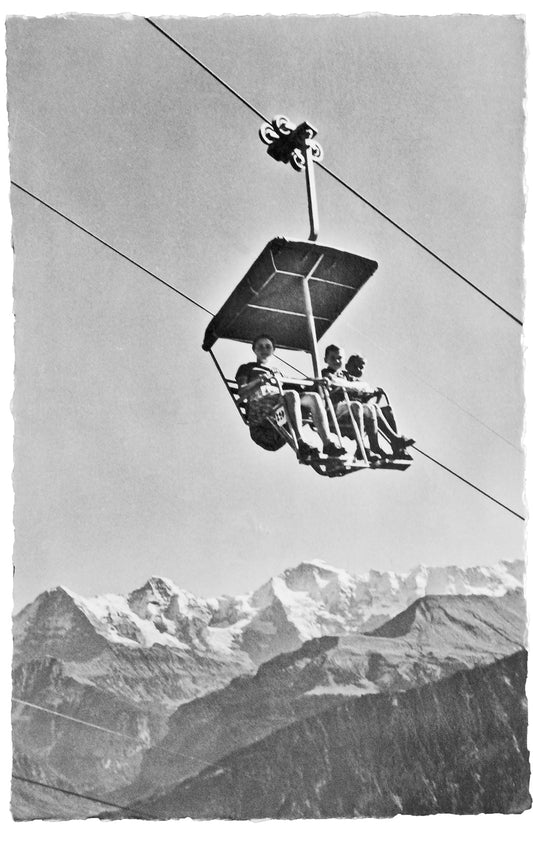 Die erste und einzige Bahn vom Thunersee in die Höhe