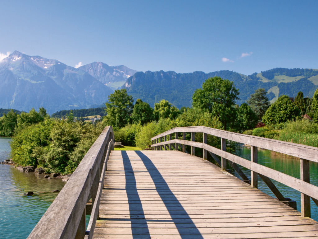 Malerische Uferwege am Thunersee