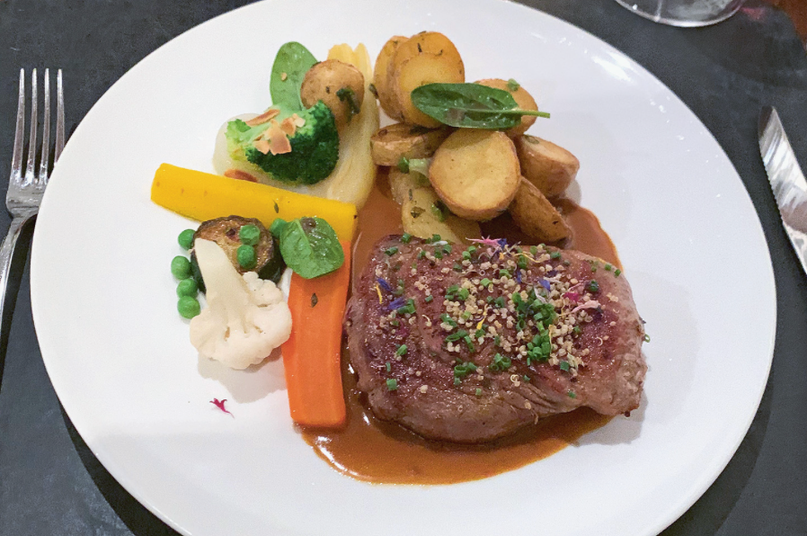 Kalbssteak –  la vie en rose