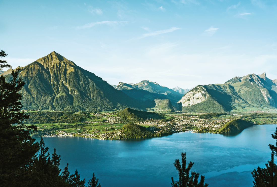 Auf der Pyramide der Schweiz
