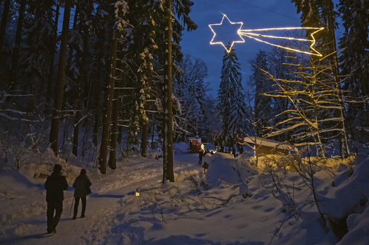 Der Weihnachtsweg Heiligenschwendi: Bei Laternenlicht und Winterzauber