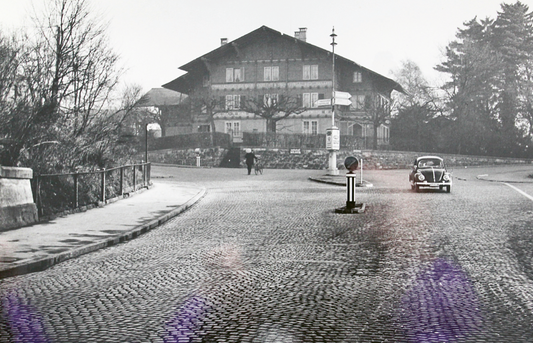 Der Dichter J. V. von Scheffel als Gast im Chalet Klose in Thun