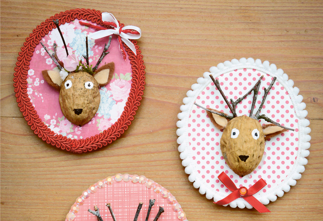 Hirsche als Wanddekoration