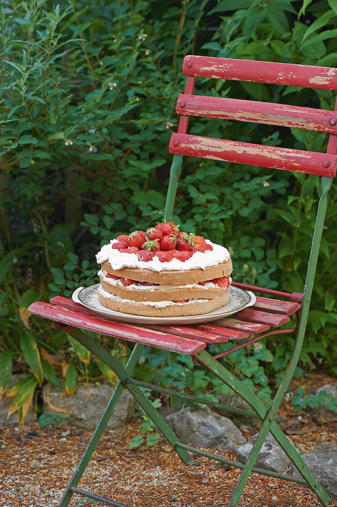 Faule-Mütter-Erdbeerkuchen