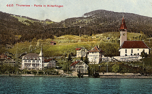 Baugeschichte - 100 Jahre Hotel Bellevue au Lac in Hilterfingen