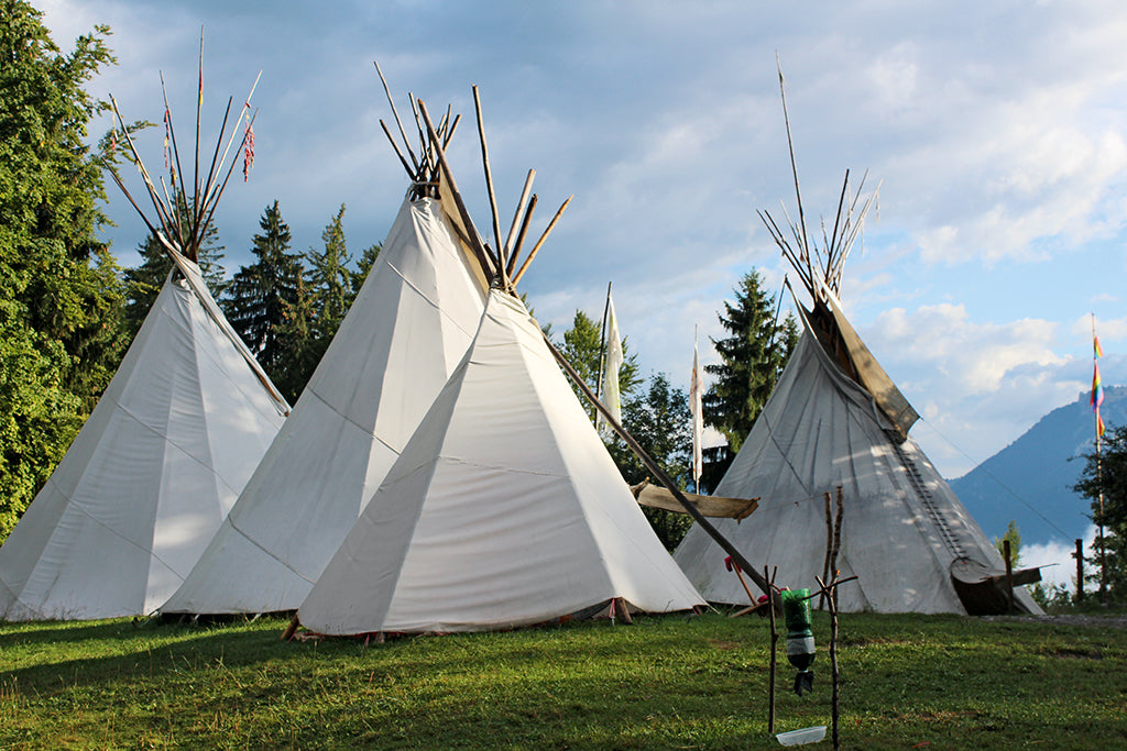 Tipi-Zauber auf der Viertelallmi