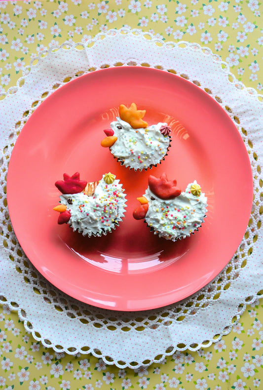 Muffins in Huhnform