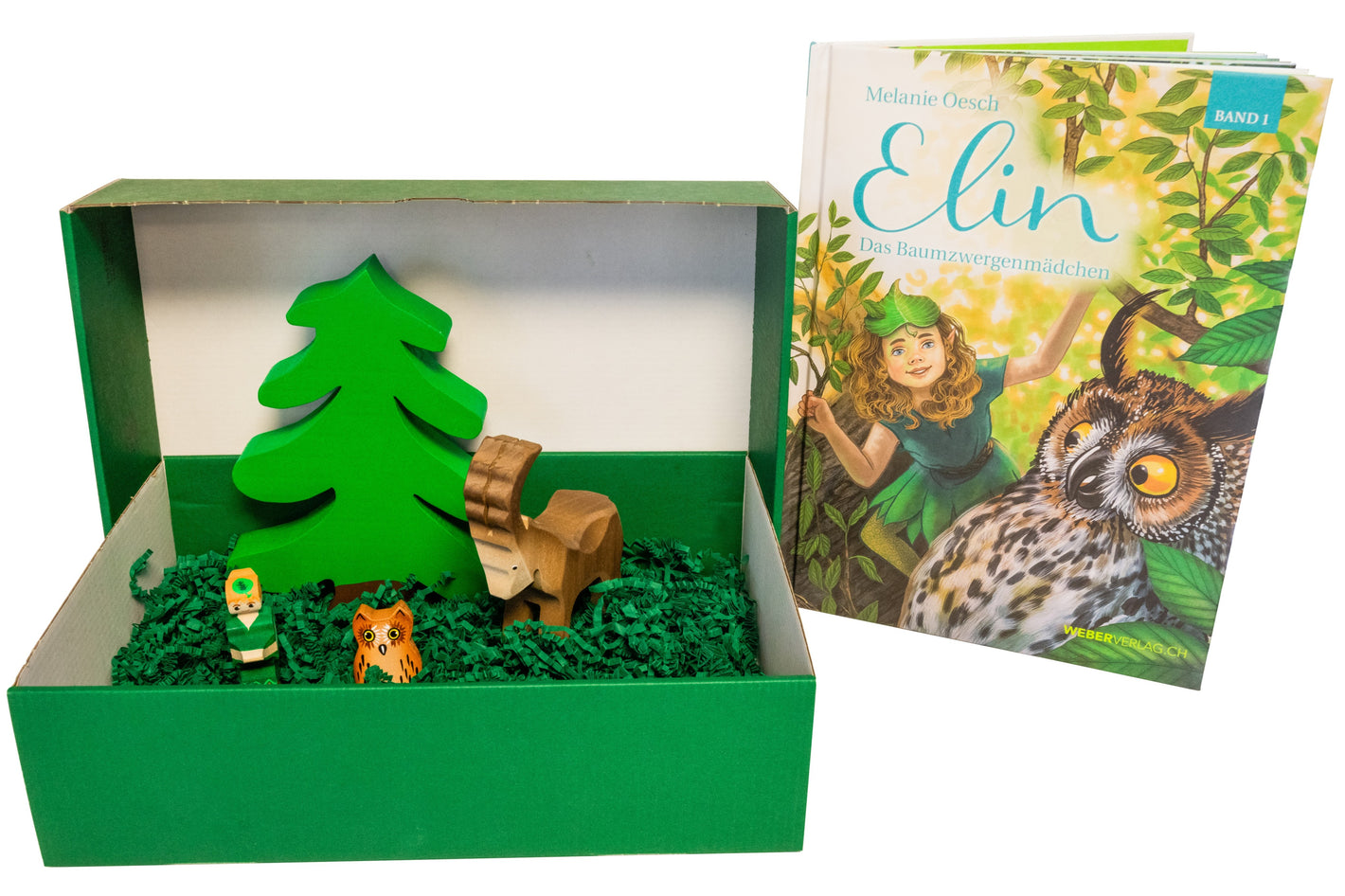 Trauffer-Elin-Figuren-Set inkl. Elin Buch nach Wahl